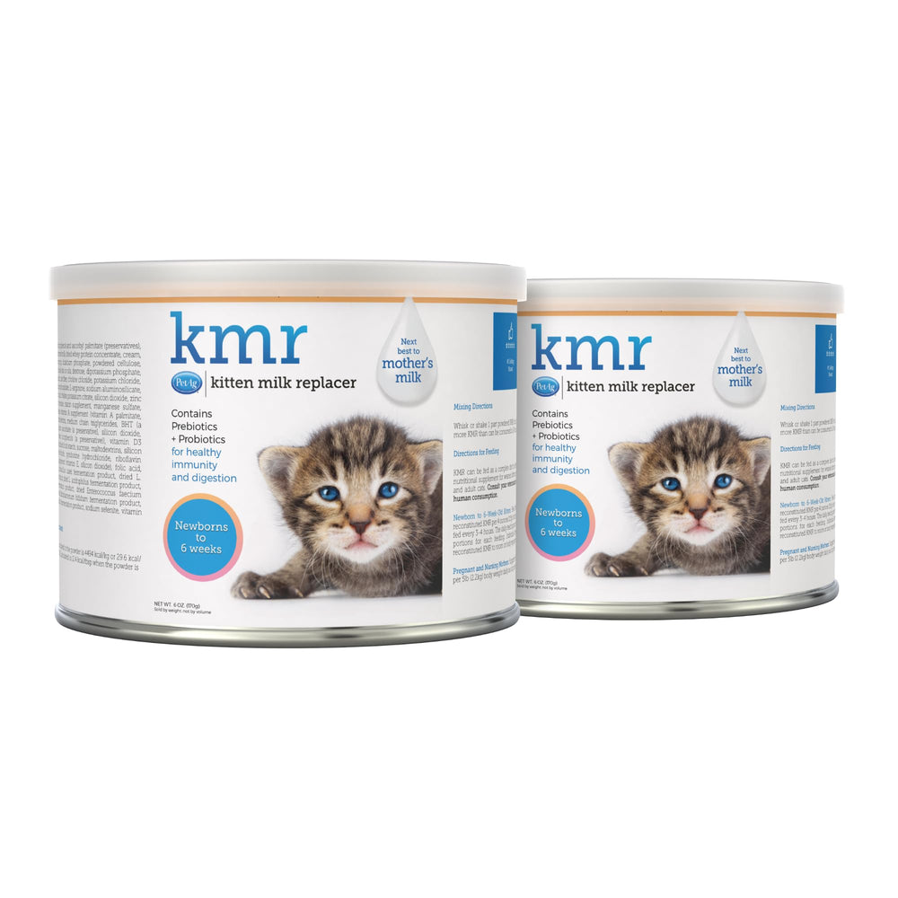 PetAg KMR emballage frontal, aperçu clair du produit pour acheteurs