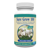 PetAg Sure Grow 100 face du paquet montrant informations produit et bénéfice nutritionnel