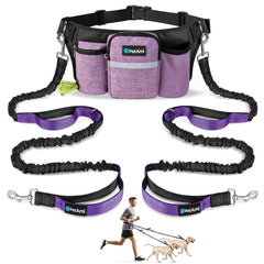 PetAmi ceinture banane vue face montrant rangement et ajustement pour confort