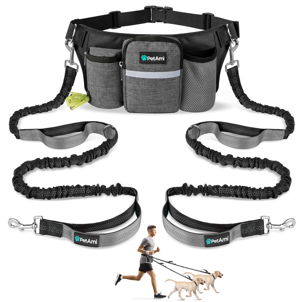 PetAmi ceinture face avant montrant rangement pratique