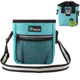 PetAmi face avant teal sea blue montrant poche zippée et style pratique