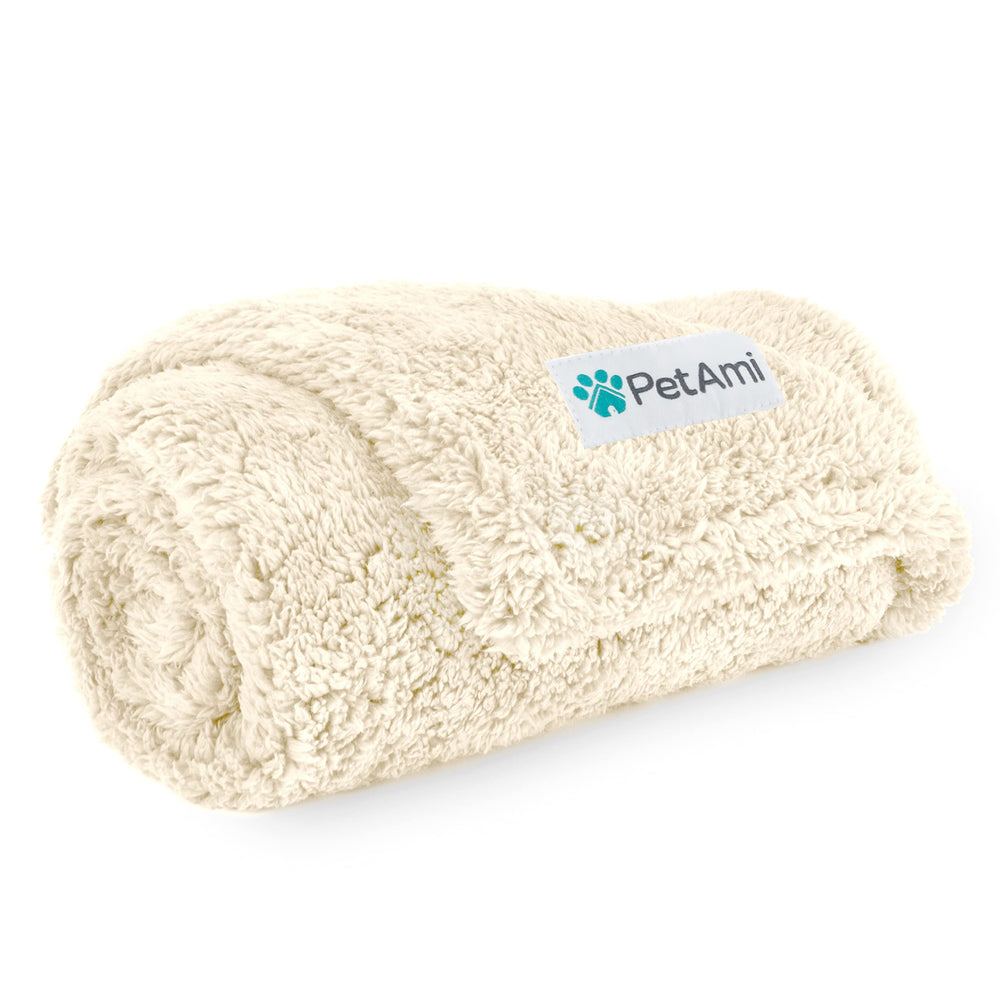 PetAmi couverture face recto beige montrant protection et confort