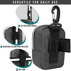 PetAmi intérieur avec compartiment mesh pour séparer friandises et accessoires