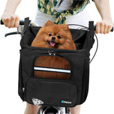 PetAmi panier guidon vue face montrant maintien sûr pour balades