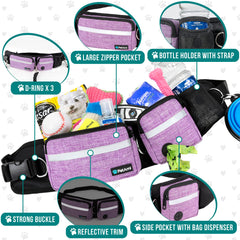 PetAmi sac double compartiment ouvert pour organiser affaires