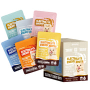 PETASTY pack de 12 sachets en vue frontale montrant l'assortiment et praticité