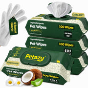 Petazy emballage devant montrant 400 lingettes, rangement pratique