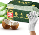 Petazy emballage avant montrant boîte 25 lingettes, gain de temps pour toilettage