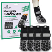 petelier MaxGrip PAWWEAR face avant de l'emballage montrant le lot de 4 — protection pratique