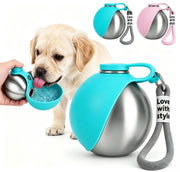 PETFUN gourde face avant bleue montrant design compact et portabilité