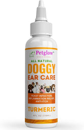 Petglow emballage avant montrant le nom du produit et un soin naturel