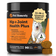 Pet Honesty emballage avant montrant formule complète et bénéfice mobilité