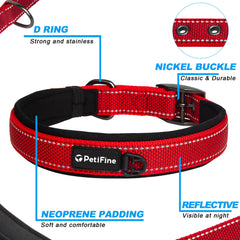 PetiFine collier intérieur néoprène, confort préservé contre frottements