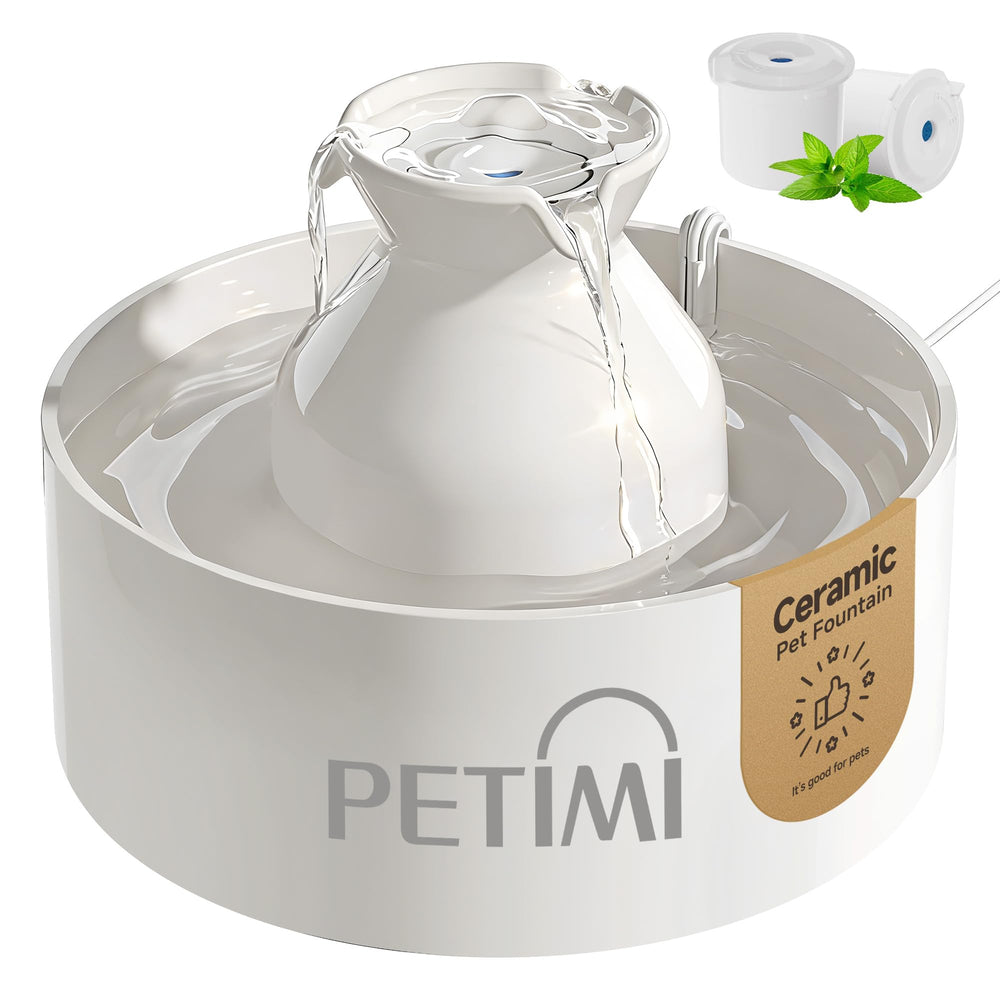 PETIMI façade de la fontaine céramique, design élégant et hygiène améliorée