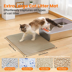 Petinstinct gros plan texture honeycomb qui retient efficacement la litière
