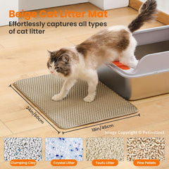 Petinstinct nid d'abeille gros plan capture efficace de litière