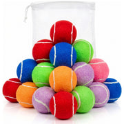 Petite Paws emballage 12 balles en filet montrant rangement pratique