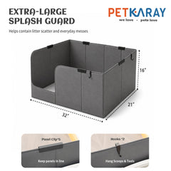 PETKARAY gros plan surface PVC lavable montrant facilité de nettoyage