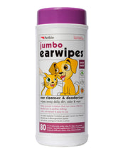 Petkin boîtier face avant montrant 80 lingettes pratiques et refermables