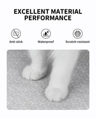 PETKIT tapis installé dans PuraMax 2 réduisant les fuites visibles