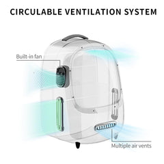PETKIT ventilateur intégré en gros plan pour fraîcheur réglable
