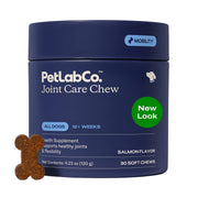 PetLab Co. emballage avant montrant 30 pastilles et bénéfice appétence