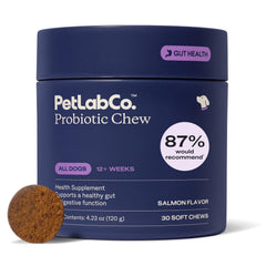 PetLab Co. packaging avant montrant flacon et bénéfice appétence saumon