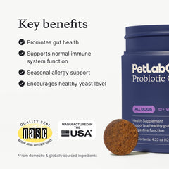 PetLab Co. gros plan mastiquable montrant texture et facilité d'administration