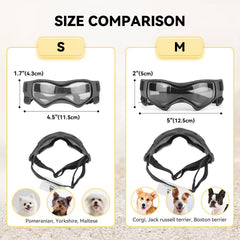 PETLESO chiot portant lunettes en voiture pour sécurité et confort