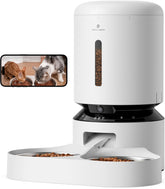 PETLIBRO vue avant du distributeur montrant design et ouverture pratique
