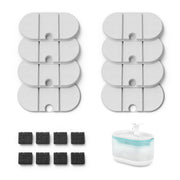 PETLIBRO emballage pack 8 montrant plusieurs filtres, gain de temps