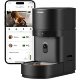 PETLIBRO caméra frontale montrant flux en direct et contrôle à distance
