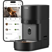 PETLIBRO caméra frontale montrant flux en direct et contrôle à distance