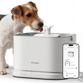 PETLIBRO fontaine face avant acier inoxydable, design hygiénique