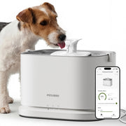 PETLIBRO fontaine face avant acier inoxydable, design hygiénique