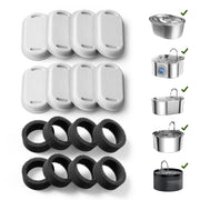 PETLIBRO pack 8 filtres face avant montrant les cartouches pour une eau propre