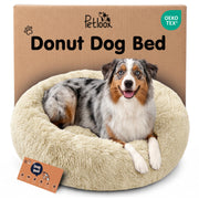 Petloox lit donut face avant montrant forme ronde et confort visible