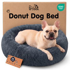 Petloox panier donut vue avant montrant un couchage accueillant