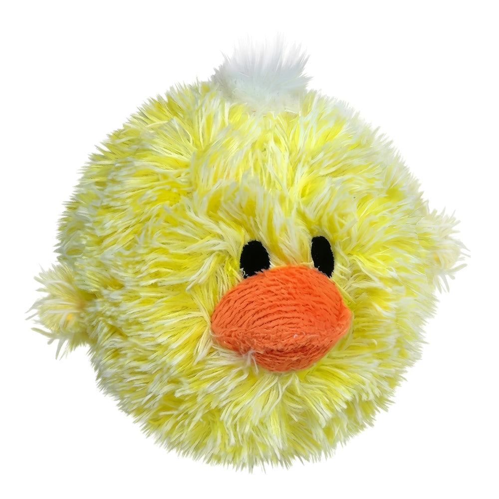 PetLou D.O.G'Z vue avant du jouet montrant la peluche et l'anneau, durable et attractif