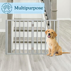 PETMAKER barrière installée en haut d'escalier sécurité sans perçage