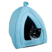 PETMAKER maison chat face avant montrant l'entrée confortable