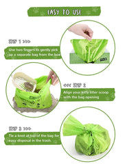 PETOCAT sac rempli montrant capacité, facilite transport hygiénique