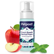 Petpost emballage avant montrant l’étiquette et le bénéfice haleine fraîche