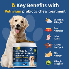 Petrivium gros plan sur texture des comprimés, bénéfice appétence et mastication