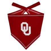Pets First bandana Oklahoma Sooners face avant, emblème visible et look festif