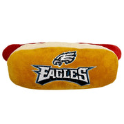 Pets First hot dog avant montrant logo Philadelphia Eagles et attractivité pour jeu