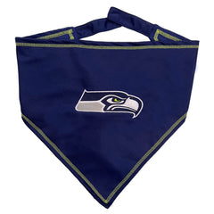 Pets First bandana Seattle Seahawks face avant montrant le logo, style et fierté