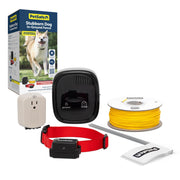 PetSafe packaging du kit de clôture enterrée, montre contenu et simplicité