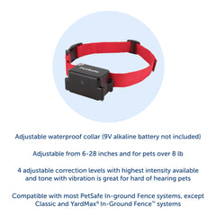 PetSafe collier détail boîtier étanche assurant protection extérieure