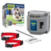 PetSafe émetteur visible au premier plan montrant installation rapide et fiabilité